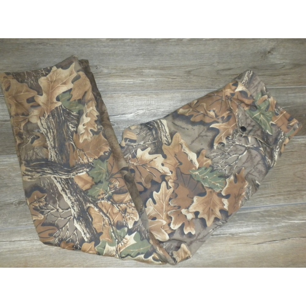 LL Bean Advantage Gore-Tex Pants‎ 36 Camo Nylon Wet Weather Chore Hunting Barn